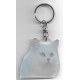 WHITE CAT Key Fobs