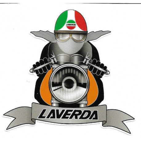 LAVERDA " Biker " Sticker UV