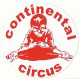  CONTINENTAL CIRCUS   Sticker 54mm