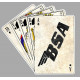 BSA staight flush sticker