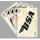 BSA staight flush Sticker