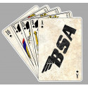 BSA staight flush sticker