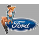 FORD  Pin Up  left Laminated decal