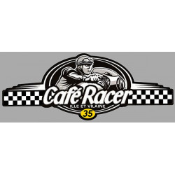 ILE ET VILAINE 35 CAFE RACER bretagne logo Sticker