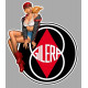 GILERA  Pin Up  left vinyl Sticker