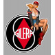 GILERA  Pin Up  right vinyl Sticker