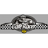 Dept INDRE ET LOIRE 37 CAFE RACER bretagne   Logo  Sticker