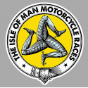 TT ISLE OF MAN laminated decal