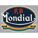 MONDIAL  Sticker  vinyle laminé