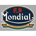 MONDIAL  Sticker  vinyle laminé