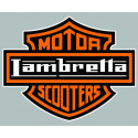 LAMBRETTA vinyle sticker laminé