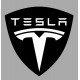 TESLA  laminated decal