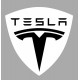 TESLA  laminated decal