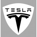 TESLA  laminated decal