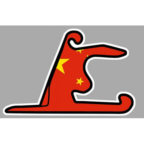 WORLD Formula 1SHANGAÏ  laminated decal