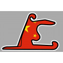 WORLD Formula 1 SHANGAÏ  laminated decal