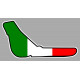 WORLD Formula 1 MONZA  laminated decal