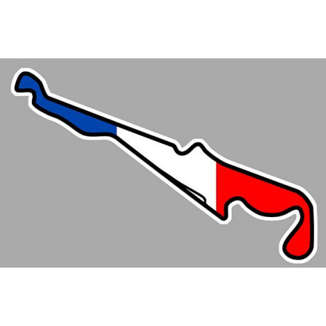 WORLD Formula 1 FRANCE  laminated decal