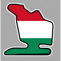 WORLD Formula 1 HUNGARORING  laminated decal