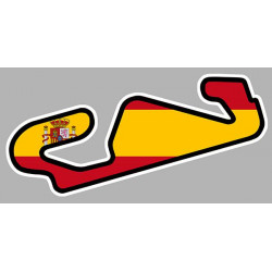 WORLD Formula 1 CATALUNYA  laminated decal