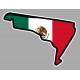 WORLD Formula 1 MEXIQUE  laminated decal