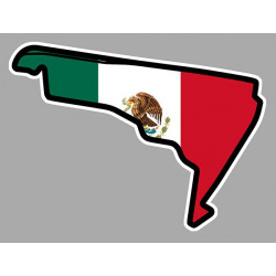 CIRCUIT F1 MEXIQUE  Sticker vinyle laminé