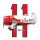 GEE BEE R-1  Sticker    