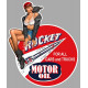 ROCKET  Pin Up  right vinyl Sticker