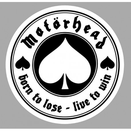 MOTÔRHEAD Sticker vinyl laminé