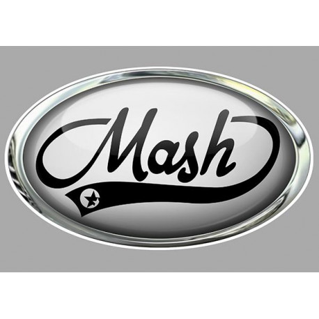 MASH laminated vinyl decal