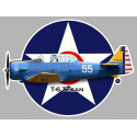 T6 TEXAN laminated decal