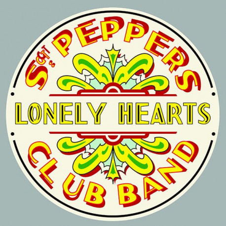 The Beatles Sgt Peppers Sticker vinyl laminé