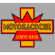 MOTOSACOCHE laminated vinyl decal