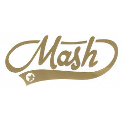 MASH laminated decal