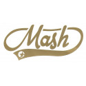 MASH Sticker doré vinyle découpé