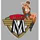 MAICO Pin UP  droite Sticker vinyle laminé