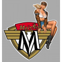 MAICO Pin UP  right laminated vinyl decal