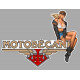 MOTOBECANE  right Pin Up laminated decal