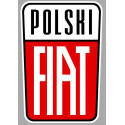 FIAT POLSKI sticker vinyle laminé