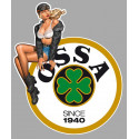 OSSA  left Pin Up laminated  decal