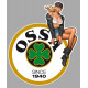 OSSA  Pin Up droite Sticker vinyle laminé