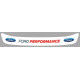 FORD PERFORMANCE  Sticker Visière Casque vinyle laminé