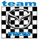 MAZDA TEAM laminated decal