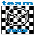 MAZDA TEAM Sticker vinyle laminé