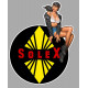 SOLEX  Pin Up right laminated vinyl decal