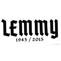 MOTORHEAD " LEMMY " Sticker NOIR vinyle découpé