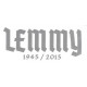 MOTORHEAD " LEMMY " Sticker GRIS vinyle découpé