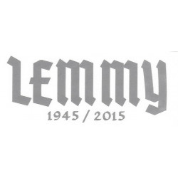 MOTORHEAD " LEMMY " Sticker GRIS vinyle découpé