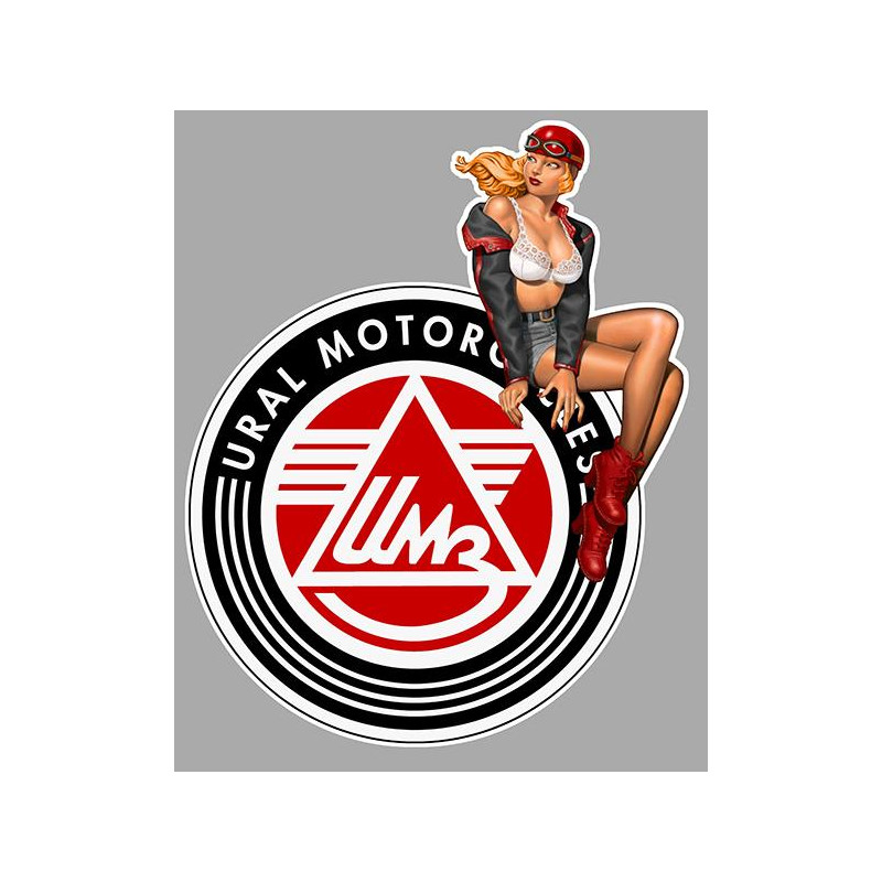 URAL right Pin Up droite Sticker 