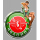 ZUNDAPP  right Pin Up laminated vinyl decal